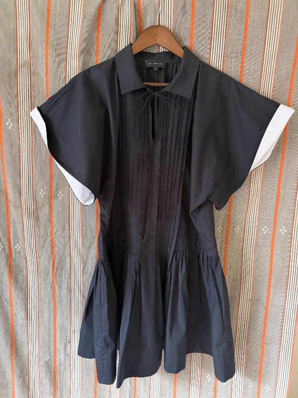 Lee Mathews Pleated Dress